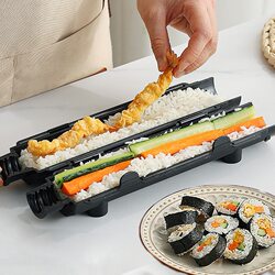 Sushi Mold Set, Seaweed Rice Roll Making Tool, DIY Rice Ball, Household Food-Grade Hand-Held Rice Mold
