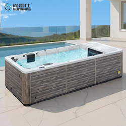 Shangruishi Outdoor Boundless Swimming Pool House Bathtub Heated Constant Temperature Spring Spa Home Extra Large Surfing Massage