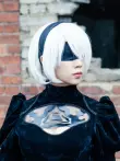 Neil Automata Yurha 2B găng tay cosplay tóc giả COS triển lãm truyện tranh cung cấp phụ kiện mặt nạ mắt đầu