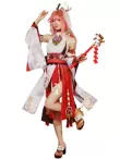 Genshin Impact COS phiên bản cao cấp của Yae Shenzi phù hợp với trò chơi cosplay trang phục phim hoạt hình hai chiều quần áo nữ gợi cảm cosplay chongyun Genshin Impact