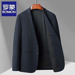 Romon Men Casual Suit 2025 New arrival Spring and Autumn Business Casual Young and Middle-aged Dad Suit Outwear