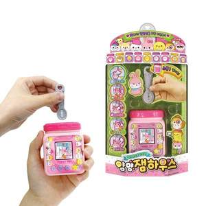 Korean greedy pet feeding pet electronic puzzle game machine children mimiworld simulation rabbit toys
