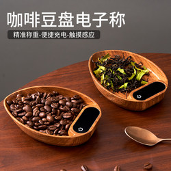 Beilaifei Coffee Bean Tray Electronic Scale Weighing Display Tray Kitchen Mini Small Italian-Style Abs Coffee Scale