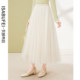 Gauze Fiyunrou 2025 spring new fairy style versatile mesh skirt sweet age-reducing slim skirt