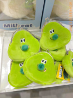 South Korea Direct Mail Butter Broccoli Coin Purse Pendant | Green Key Bag | Cute Storage Bag