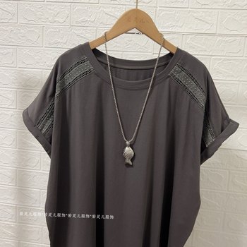 Large size women's summer lace loose casual
