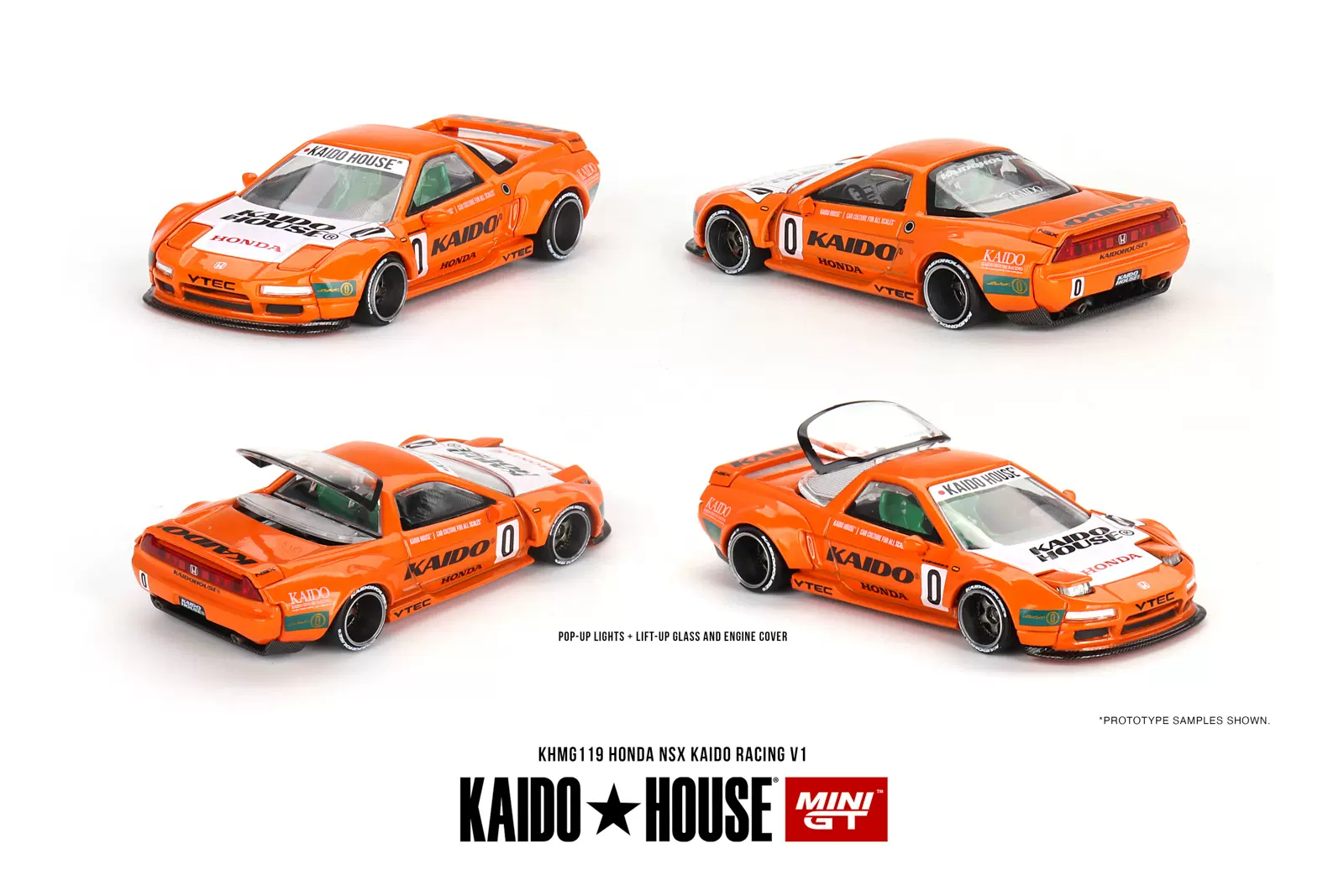 匠心]Kaido House+MINIGT 1:64 本田NSX Kaido 合金汽車模型-Taobao