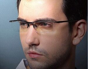 
Wanbaojie W-606 high-quality fashionable anti-blue light half-frame for men with big faces can be equipped with myopia glasses frames and ultra-light frames