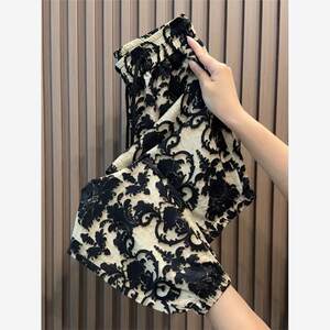 
Ice silk sun protection quick-drying pants Harem pants for women's summer thin large size nine-point casual foot-length bloomers sports pants