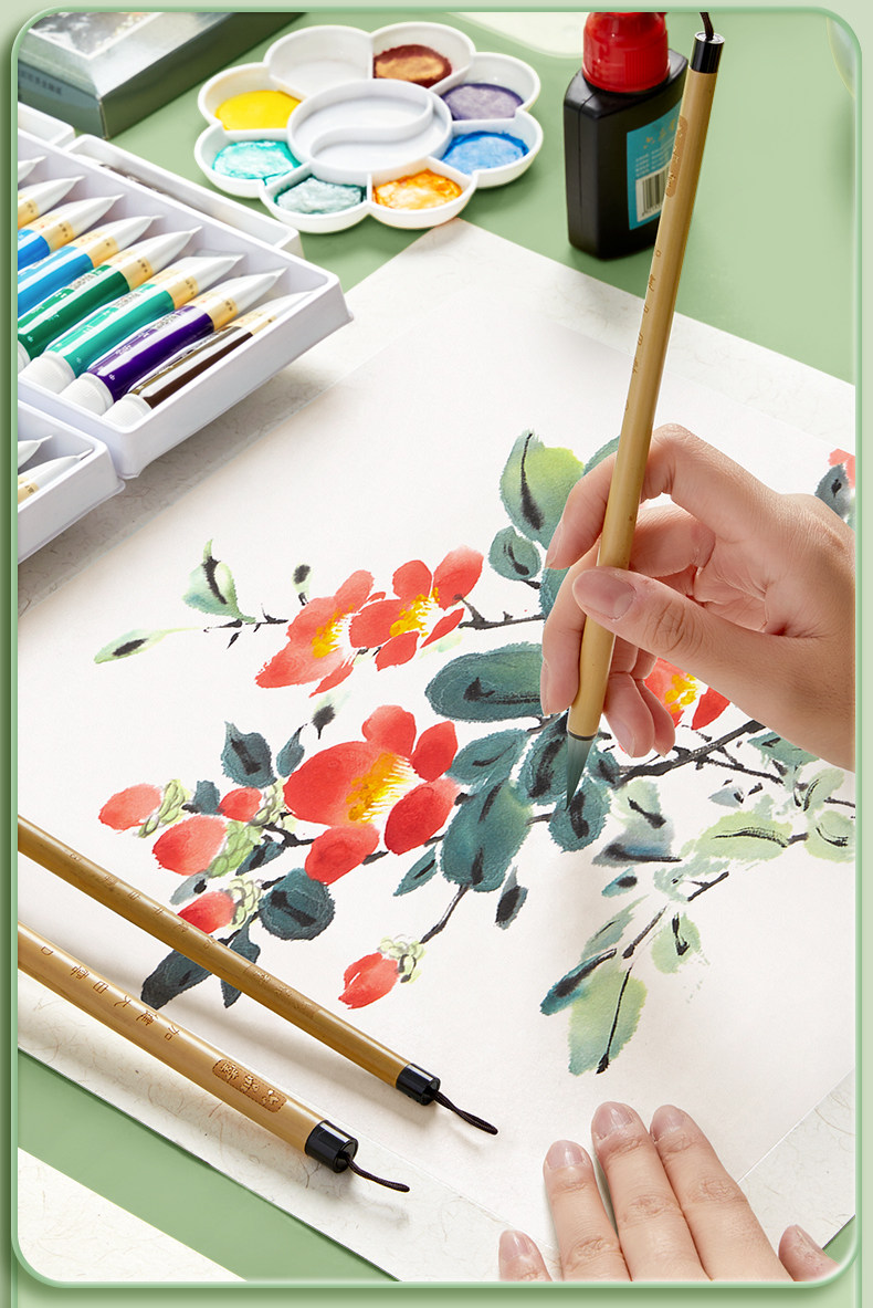 中国水彩画用筆　平筆　水粉　狼耄　6本組　美品 中国水彩画用筆 平筆 水粉 狼耄 6本組 美品 - メルカリ