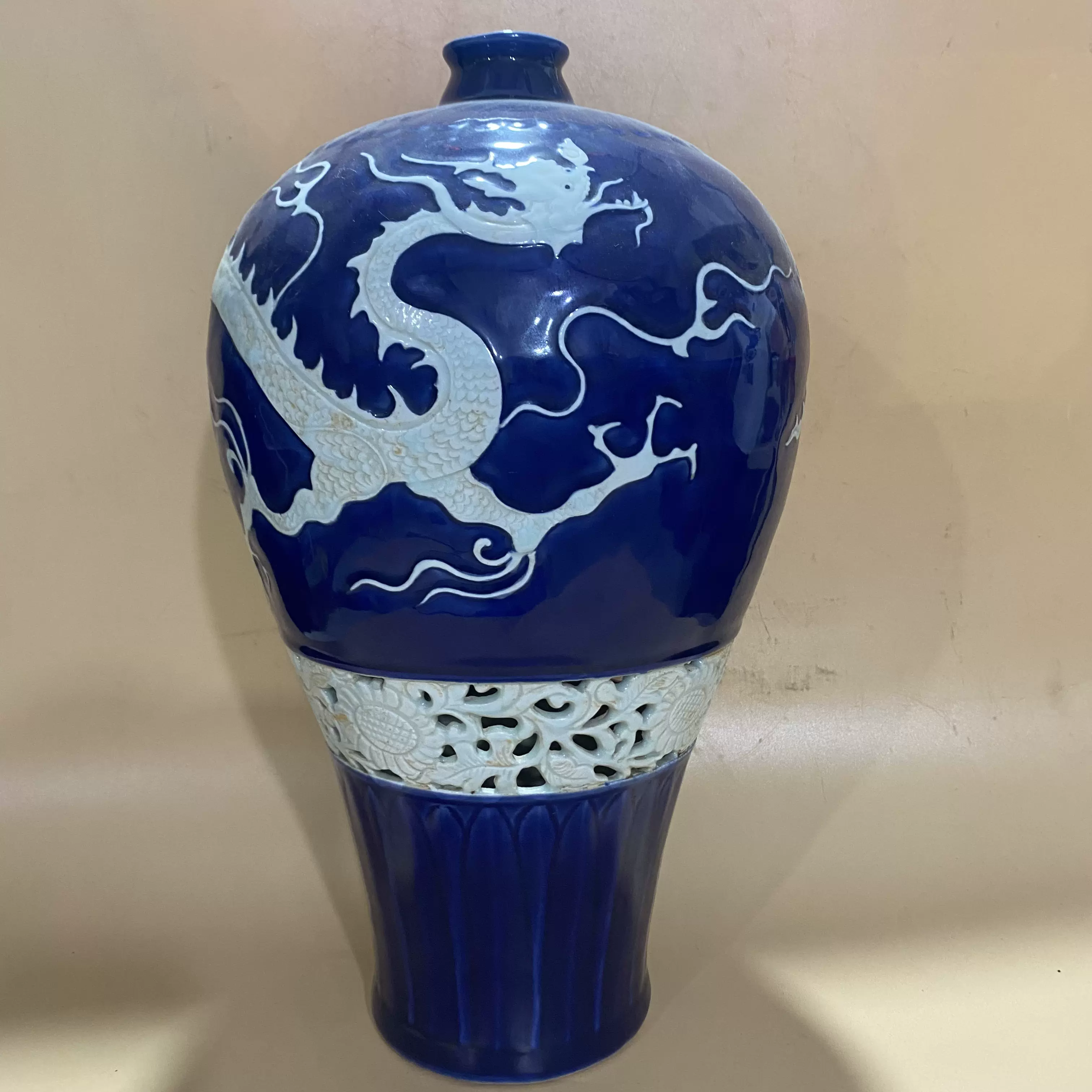 中国古玩 粉彩 天球瓶 大花瓶 高約52cm 時代物 唐物 x031135 中国古玩 粉彩 天球瓶 大花瓶 高約52cm 時代物 唐物 x031135の