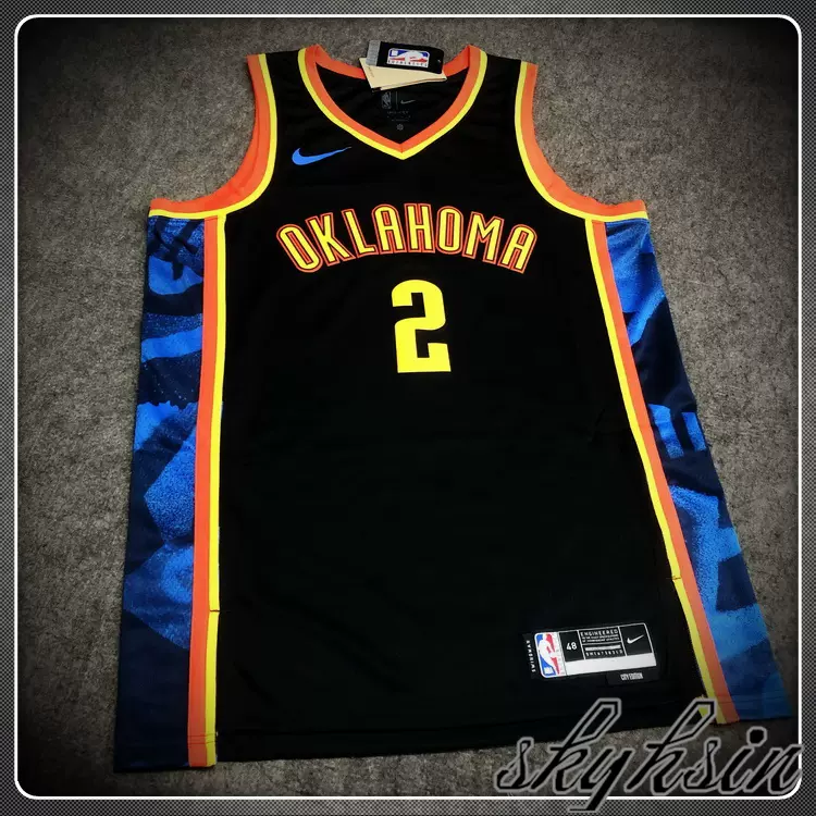 耐克Nike 亚历山大OKC雷霆队24-25赛季城市版SW球衣FQ4353-010