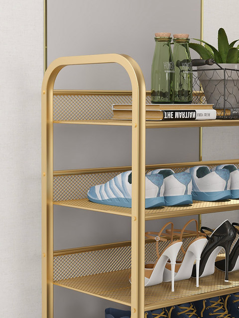Shoe rack home indoor good-looking multi-layer simple shoe rack door ...