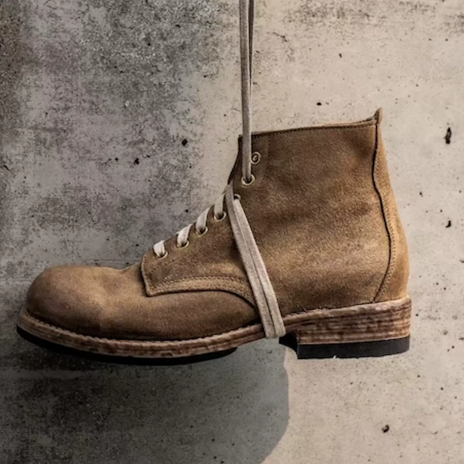 美国正品现货Julian Bowery Boots牛皮复古工装靴樱桃红RRL款限定-Taobao