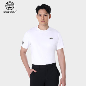 
DEXGOLF Korean golf clothing men's summer comfortable and soft short-sleeved T-shirt sports casual daily top