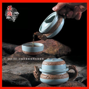 茶道具　中国　元堂窯水指