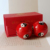 Ring tone ball-50mm red six small tai chi red box + cloth bag 