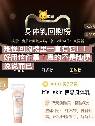 It's Skin Wedding Dress Body Lotion - Brightening & Moisturizing
