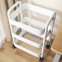 Movable Bookshelf Storage Rack, Floor-Standing Multi-Layer Trolley, Book Storage Rack, Home Book Storage Solution, Under-Desk Bookshelf