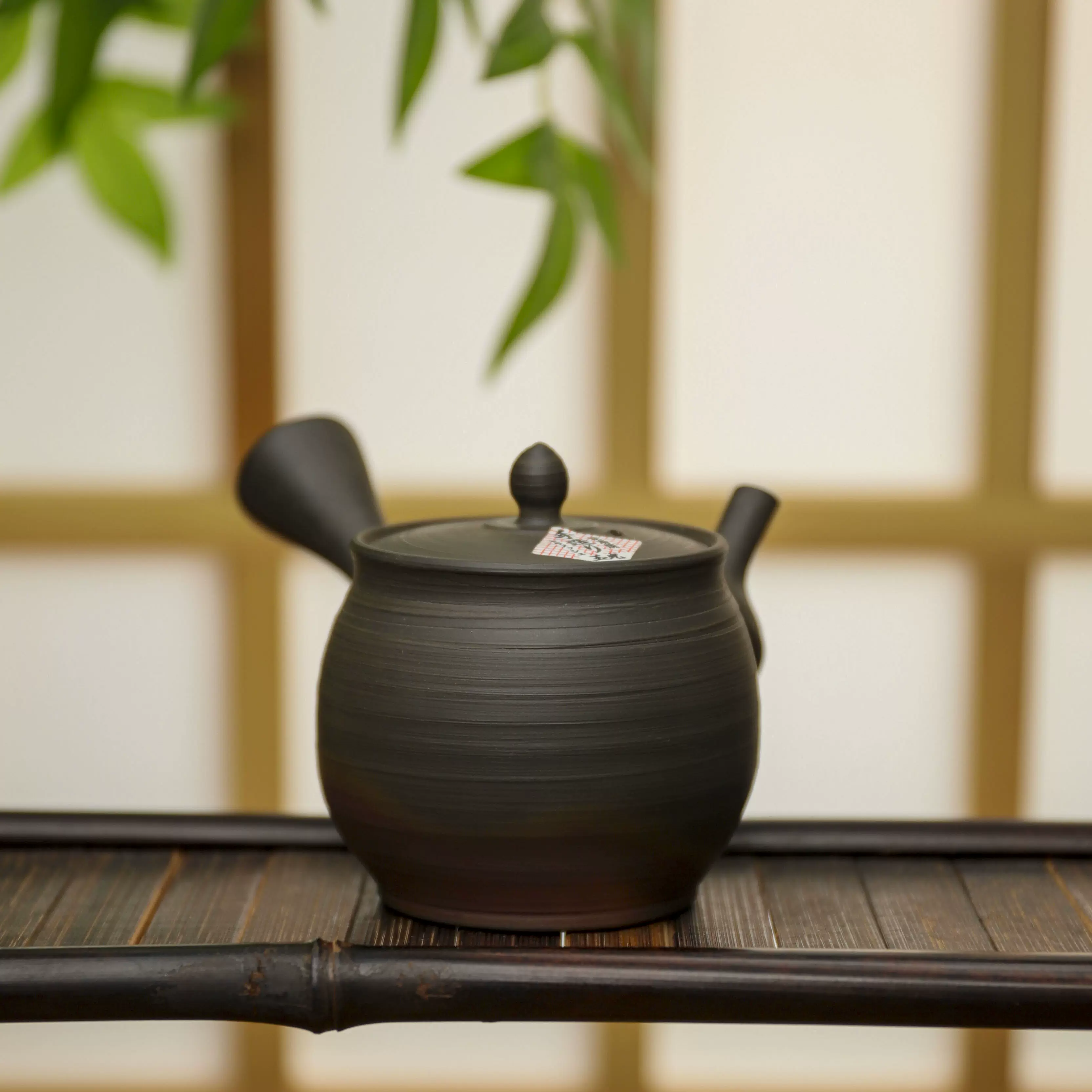 日本常滑烧全手工茶壶玉光火窑变朱泥熏黑泡茶茶具茶器侧把壶-Taobao 