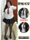 Large size slightly fat MM waist white shirt female spring and summer design sense long -sleeved slim slimness, thin jk uniform hot girl top
