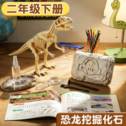 New Edition of the Second Grade Textbook, First Unit: Exploring Dinosaurs, Digging up Dinosaur Fossils, Children's Digging Tools