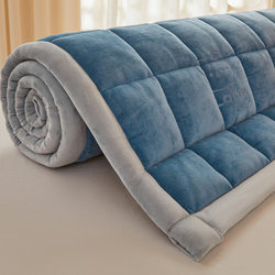 Winter Fleece-Lined Thick Mattress Pad for Home Bedroom, Milk Velvet Bedding, Underlay Mattress, Winter Bed Protector