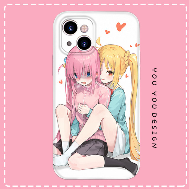 Japanese anime two -dimensional personality lonely rock Boqi sauce loli suitable for iPhone14promax Apple 12 full -inclusive IMD light surface anti -fall Huawei Mate50 Honor 30 mobile phone soft shell
