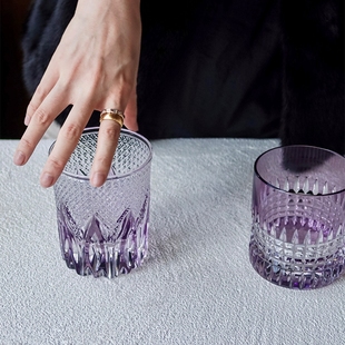 若奈淡紫色水晶杯
