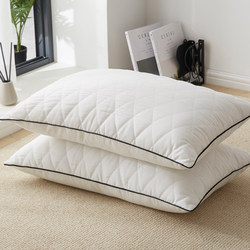 Five-Star Hotel Sleeping Pillow, Single or Double, Quilted Three-Dimensional Pillow Core, for Home Use, Student Dormitory, Adult, Single Pack