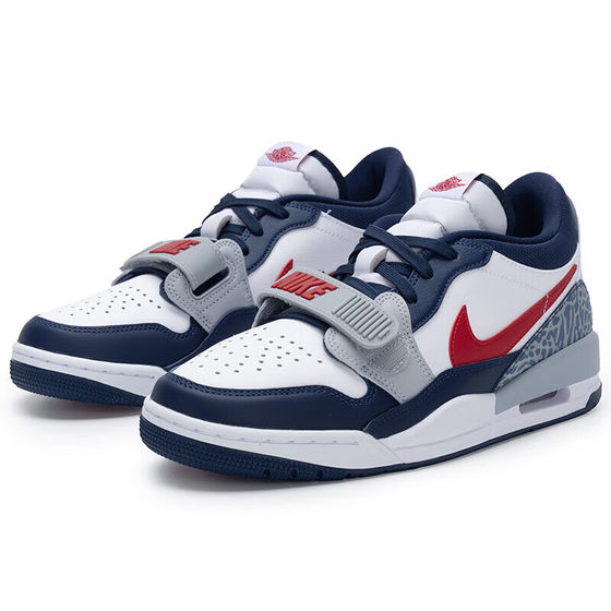 
Nike Nike 312 crackle pattern men's white blue and red shock-absorbing trendy comfortable sports basketball shoes CD7069-164