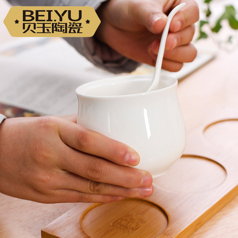 IMIKEYA Ensemble 6 Pots à Saké Ronds En Céramique - Service à Saké Japonais Bleu - Bouteille Et Tasses