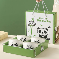 Gift Bowl and Chopsticks Set, Blue and White Porcelain Bowl Set, Rice Bowl, Household Ceramic Bowl Set, Tableware, Return Gift Bowl and Plate Gift Box Set