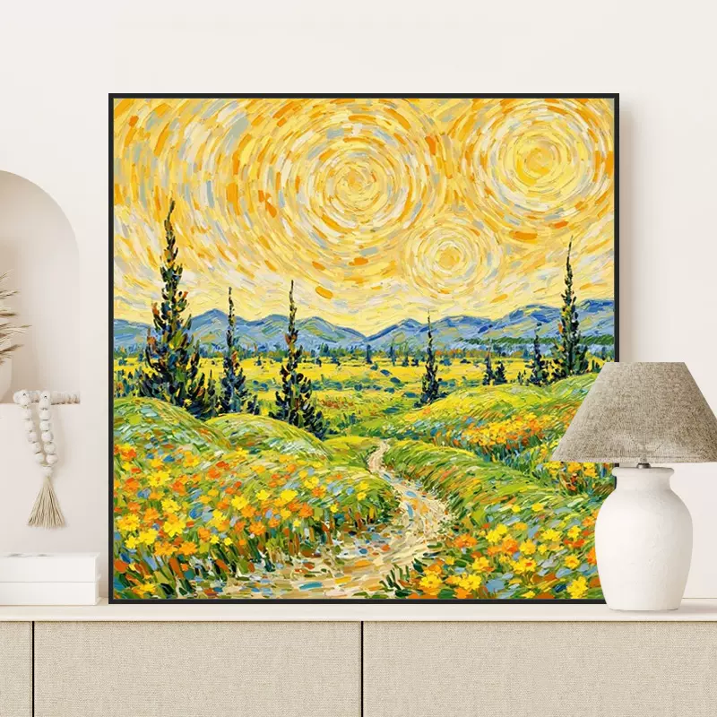 宫崎骏龙猫数字油画2025新款diy手绘填色解压动漫治愈丙烯油彩画