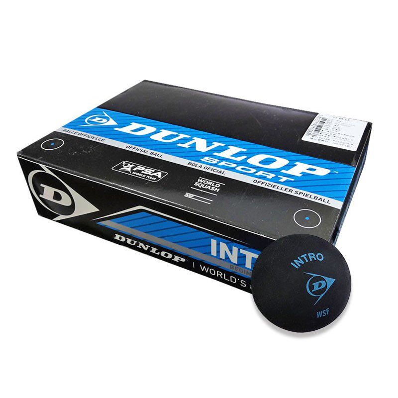 던롭 던롭 스쿼시 더블 옐로우 도트 블루 도트 초보자 화이트 싱글 옐로우 도트 스쿼시 라켓 공 경쟁 공-