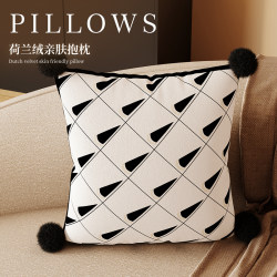 Nordic throw pillow case living room pillow square simple cushion