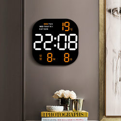New Smart Simple Large-Screen Digital Led Electronic Clock Multi-Functional Luminous Silent Sitting Clock for Living Room Wall Hanging