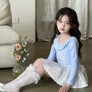 Children's swimsuits, girls split Ouruofeng sun protection quick-drying vacation swimsuit quality swimsuit summer new style 101