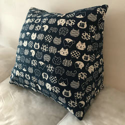 Large Headboard Cushion, Sofa Throw Pillow, Office Cotton-Linen Canvas Lumbar Support, Bed Coarse Cloth Triangle Pillow, Lumbar Pillow