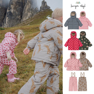 
5Z 25AW Danish KongesSlojd KS children's down jacket, cotton jacket, snow jacket, suspenders, snow pants, warm and windproof