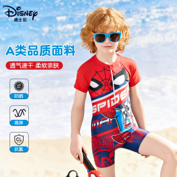 Disney boys one-piece professional Spider-Man swimsuit
