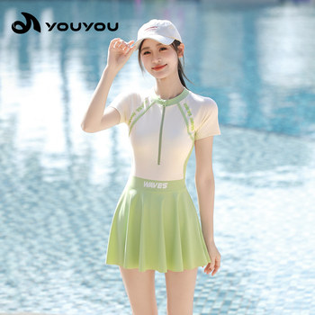 Conjusational swimsuit female covered meat is thin swimsuit
