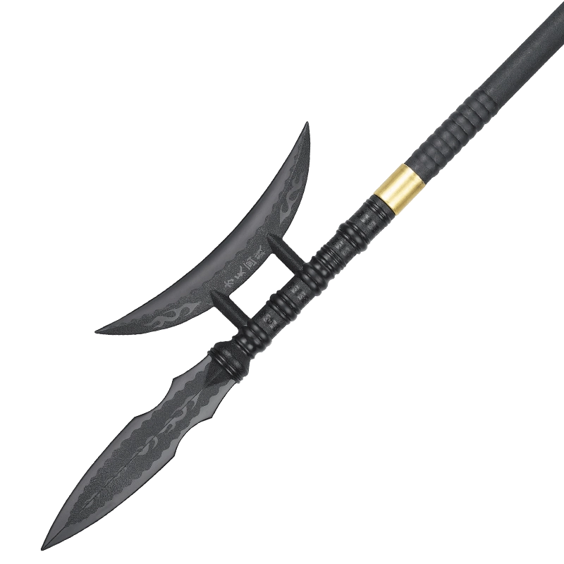 龍裕非金屬塑鋼長矛未開刃方天畫戟影視道具中