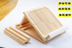 Solid Wood Stretching Board, Inclined Pedal for Home Use, Leg Hyperextension Correction, Knee Inward Rotation Correction, Yoga Stretching Tool, Slimming Leg Device