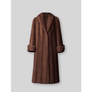
[Mimijia] European and American hotties Milan winter ridged flannel long fur coat WD/K8837