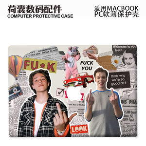 
Applicable to 25 new Macbook protective case m3 light soft m1 Apple laptop case air thin shell matte m4 pro13/14/15 anti-fall 2338 American drama 2442 Shameless 2681