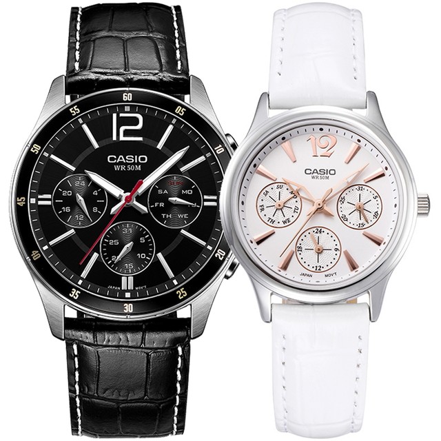 Couple fashion watches casio with price