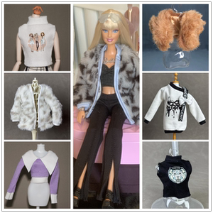 Fresh 58 yuan free shipping Baba doll clothes single part of the top, dress up doll clothing jacket DIY freely wearing five