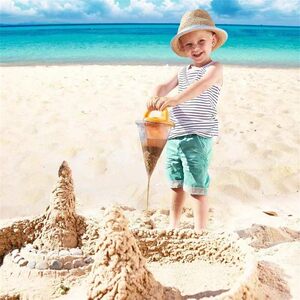 
Children's manual sand toy unisex seaside vacation toy sand colander beach hourglass toy