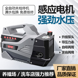 Commercial Car Washing Machine, Household 220V High-Pressure Water Pump, High-Power Car Washing Machine, Car Cleaning Machine, Car Washing Tool